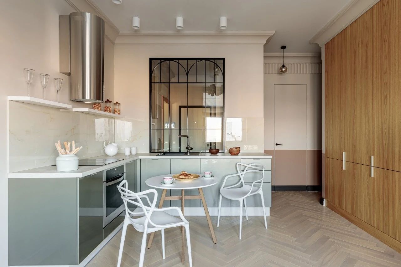 女生独居 51㎡公寓设计丨Olga Shumkina-2