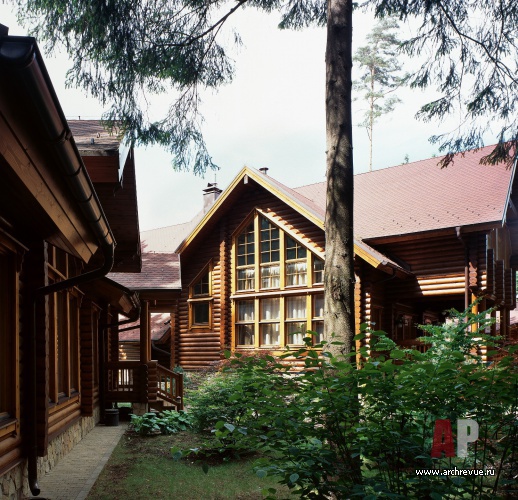 带阁楼和泳池的木结构住宅室内设计丨设计师 Ольга Фрадкина-7