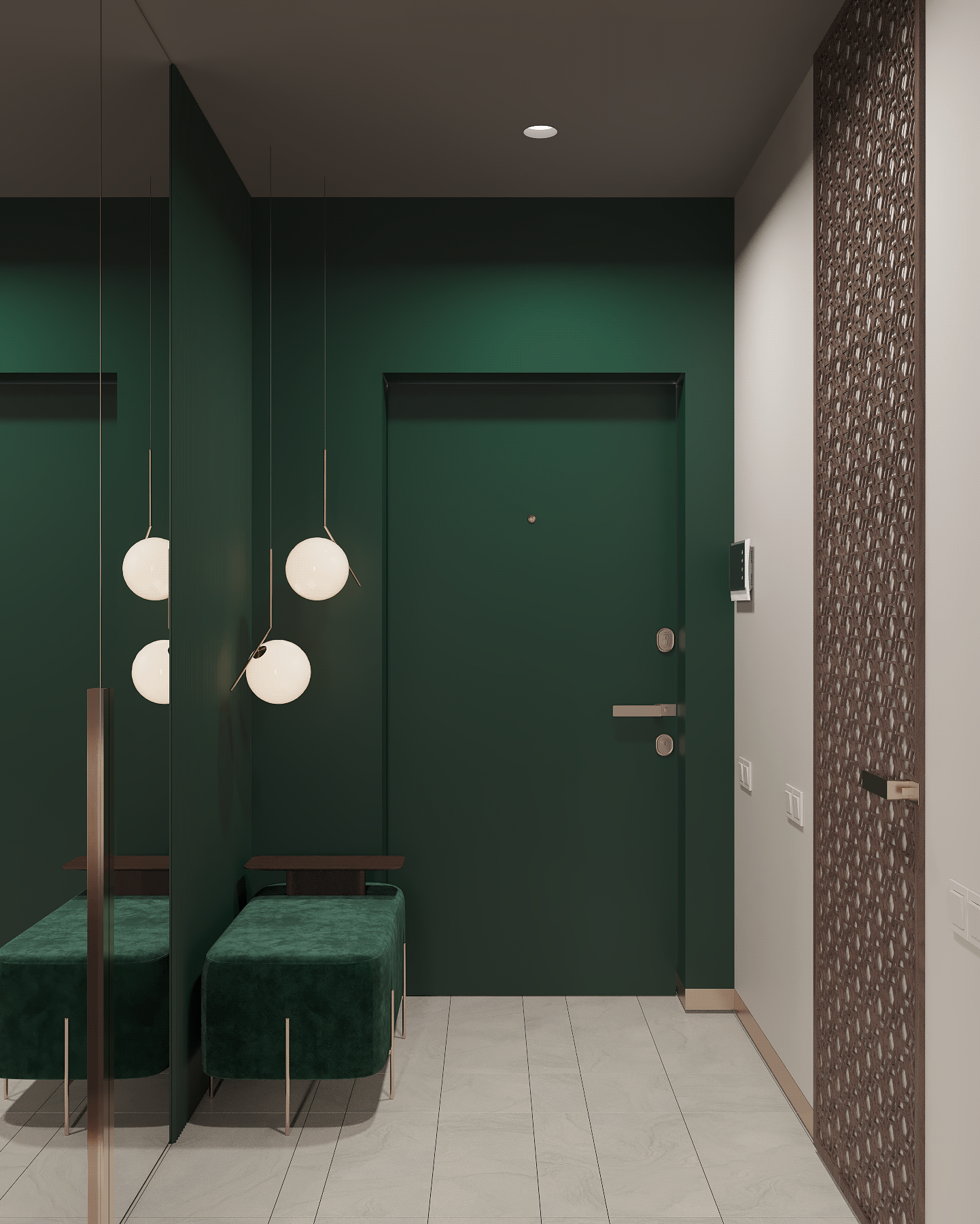 Architects residence apartment. Option 1-2