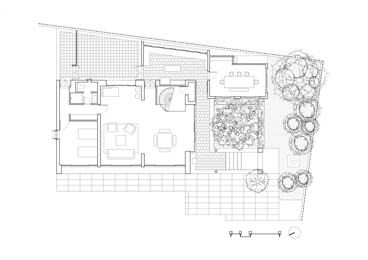 泰国 Baan Bangpok 家庭住宅，垂直螺旋楼梯设计-24