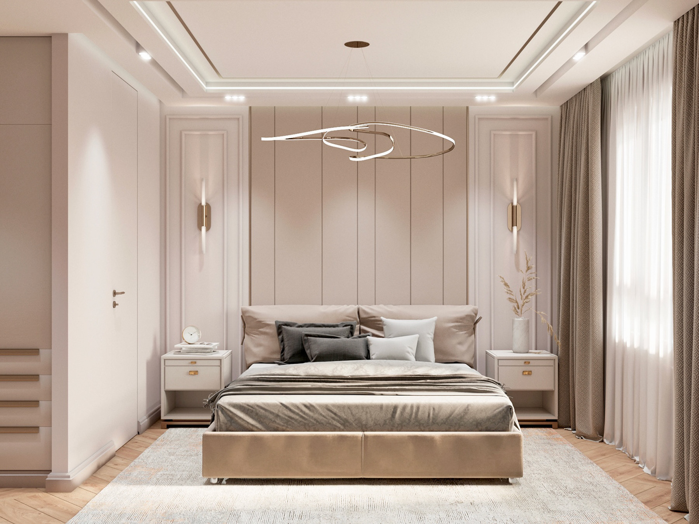 Interior, design, visualisation, 3D, bedroom-0
