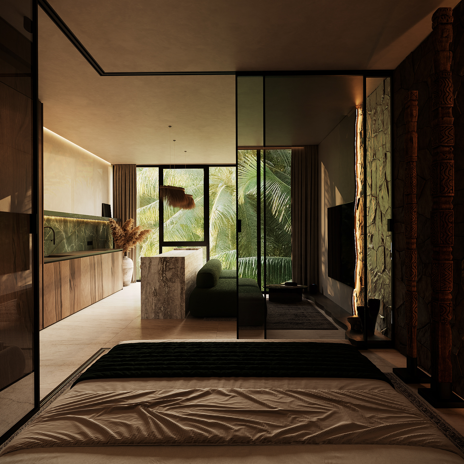 乌布工作室公寓丨印度尼西亚巴厘丨Bodes studio-20