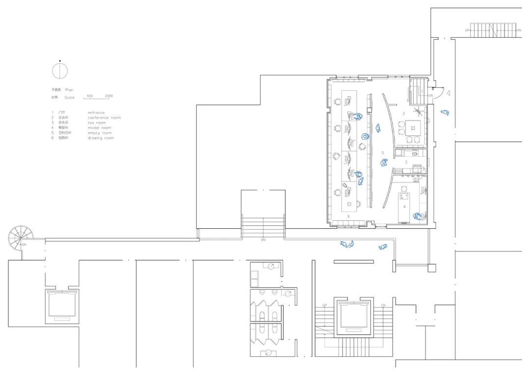 上海米凹工作室 | 隐秘而充满活力的办公空间-42