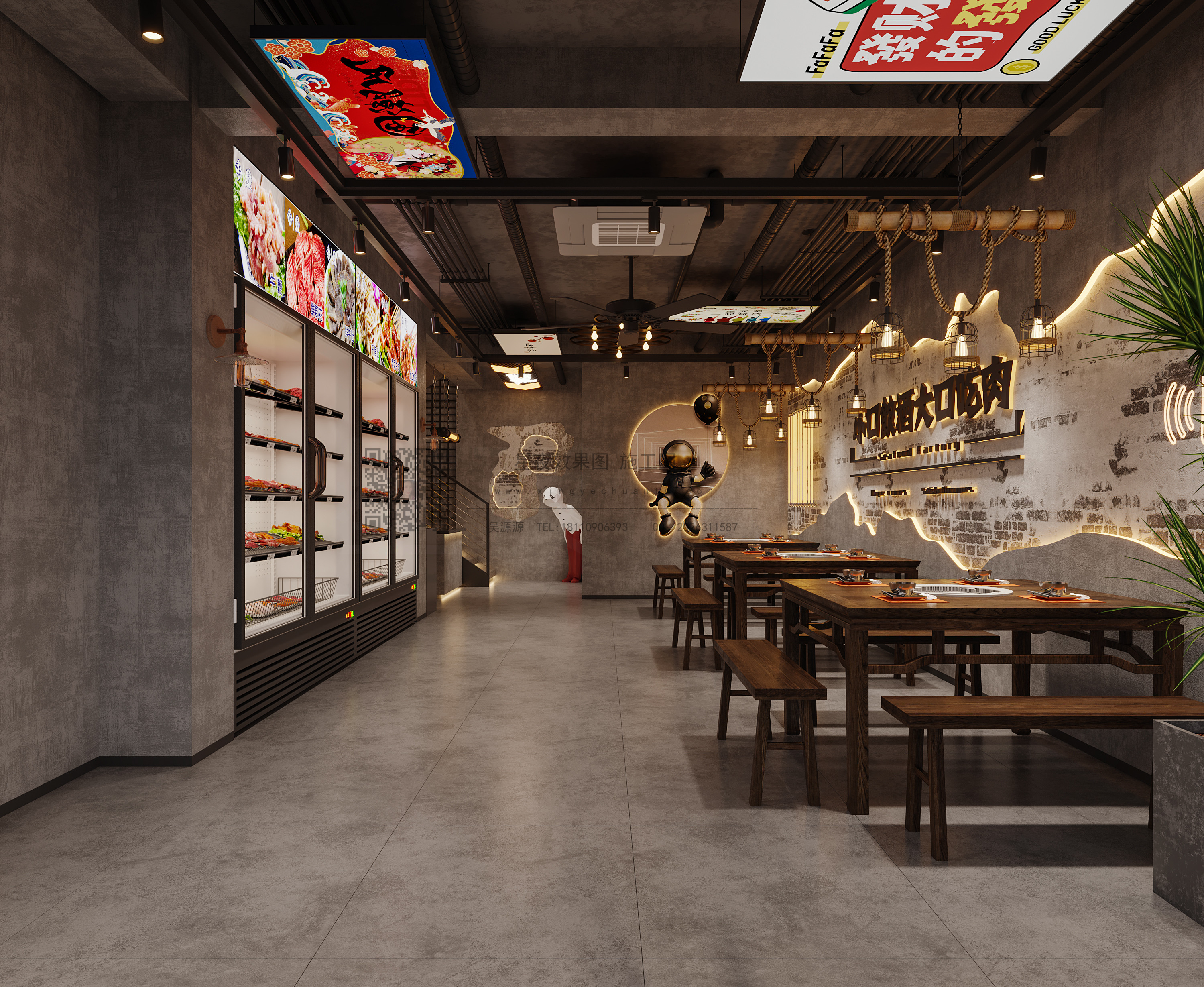 深夜的快乐，三分酒，七分肉，剩下九十分是放肆的笑。-6