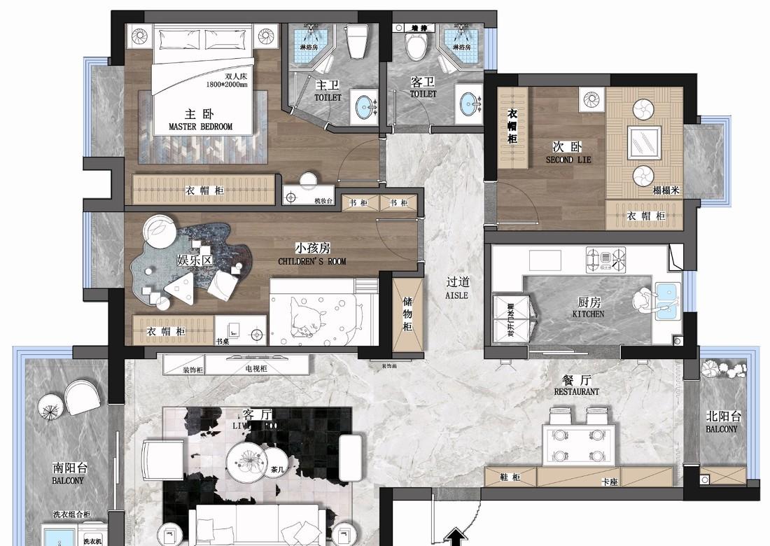 巧妙设计,实现风水宜居的现代家居-8