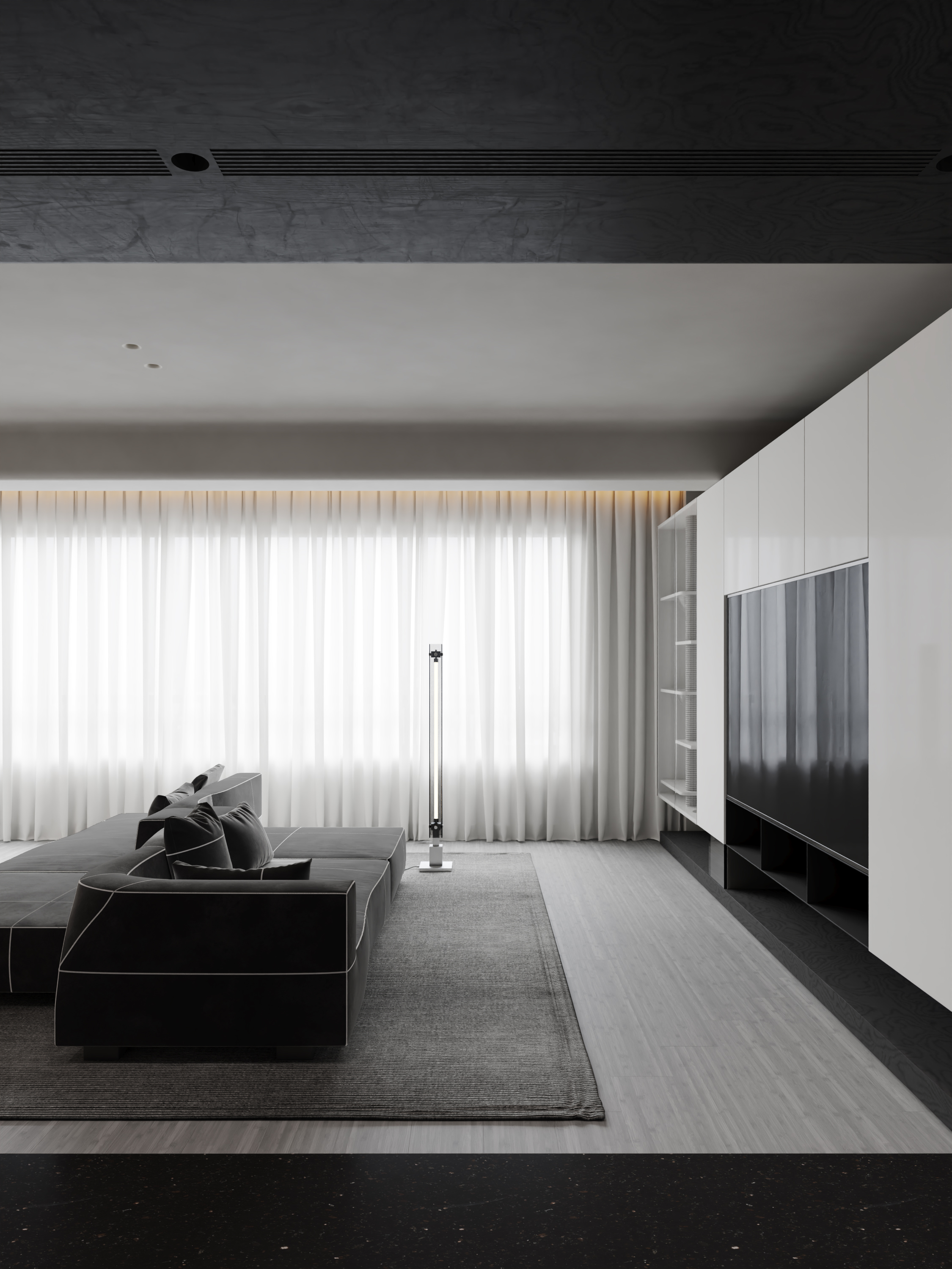 现代暗黑风室内设计-5