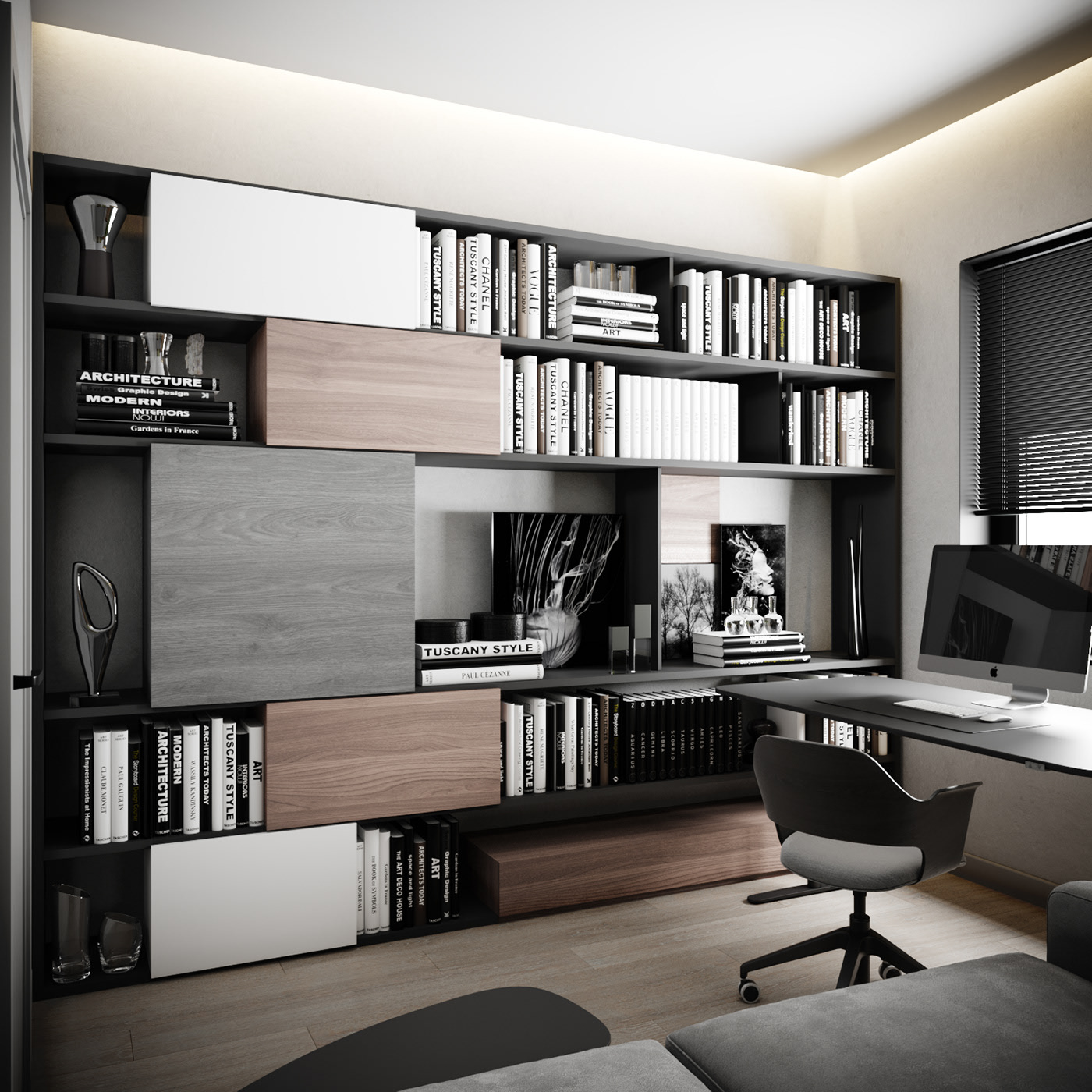 158㎡绿色+暖色系公寓 既清新又温暖-7