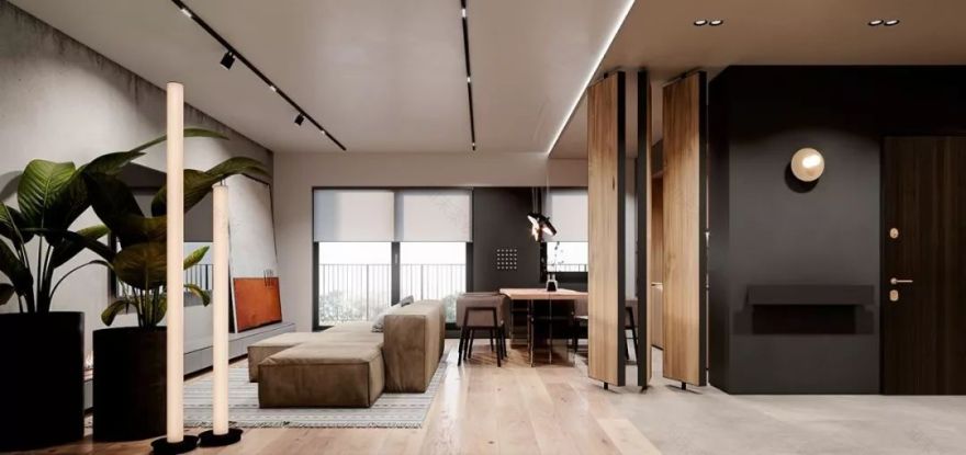 黑酷炫住宅,活力十足的设计魅力-68