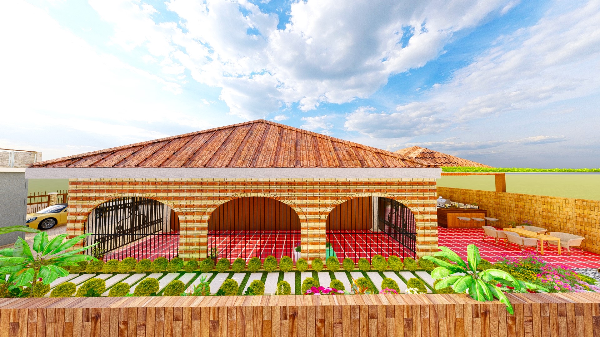 Renovation of old home with landscape & modern feature-5