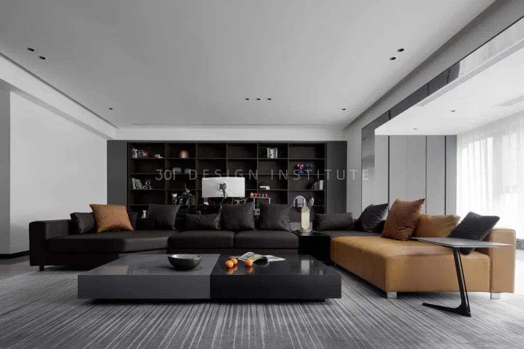 极简黑的魅力 · 广州番禺区的冷静之家丨中国广州丨301 设计研究所-6