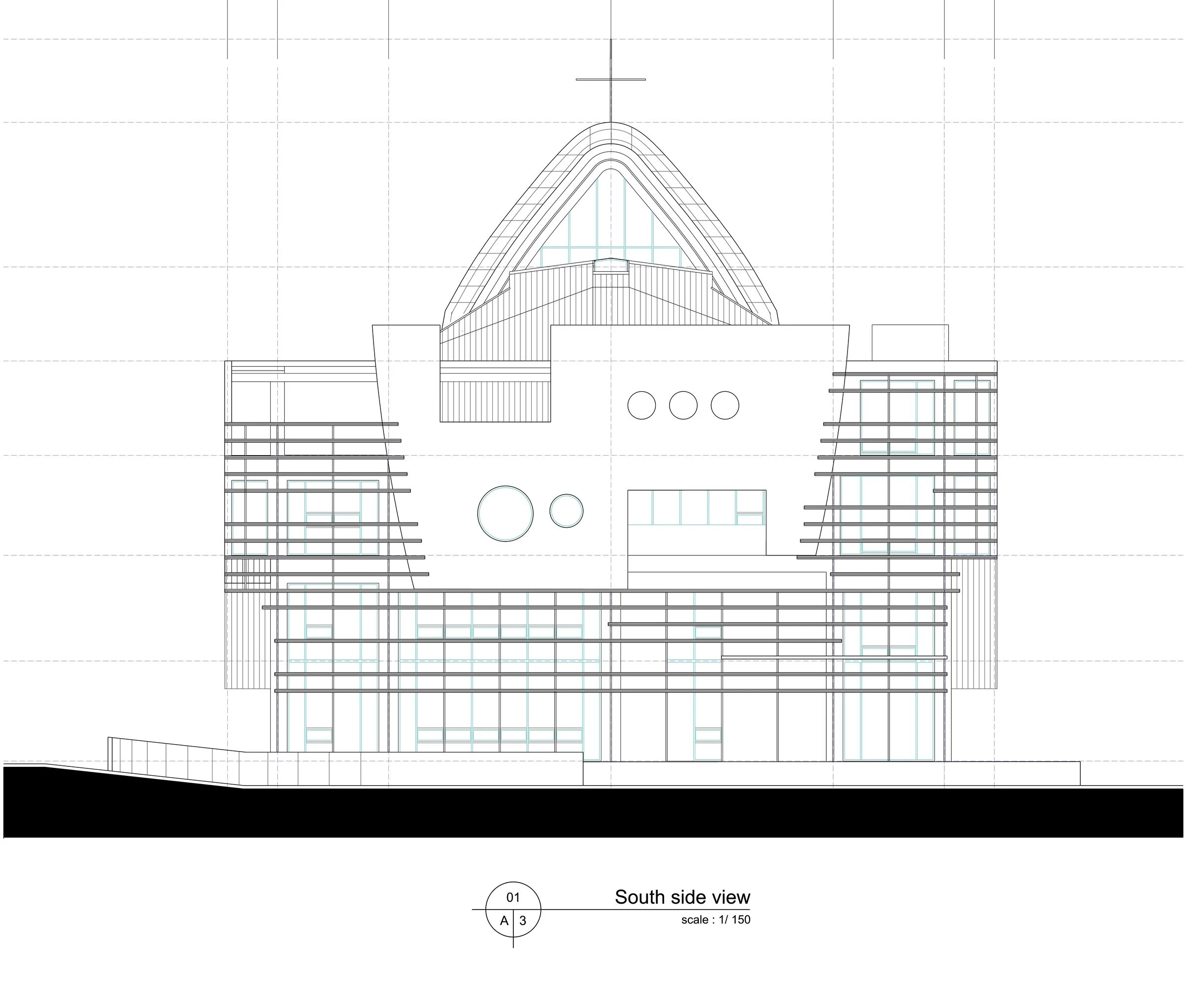 永宗岛 Onnuri 教堂丨韩国丨shinslab architecture-44