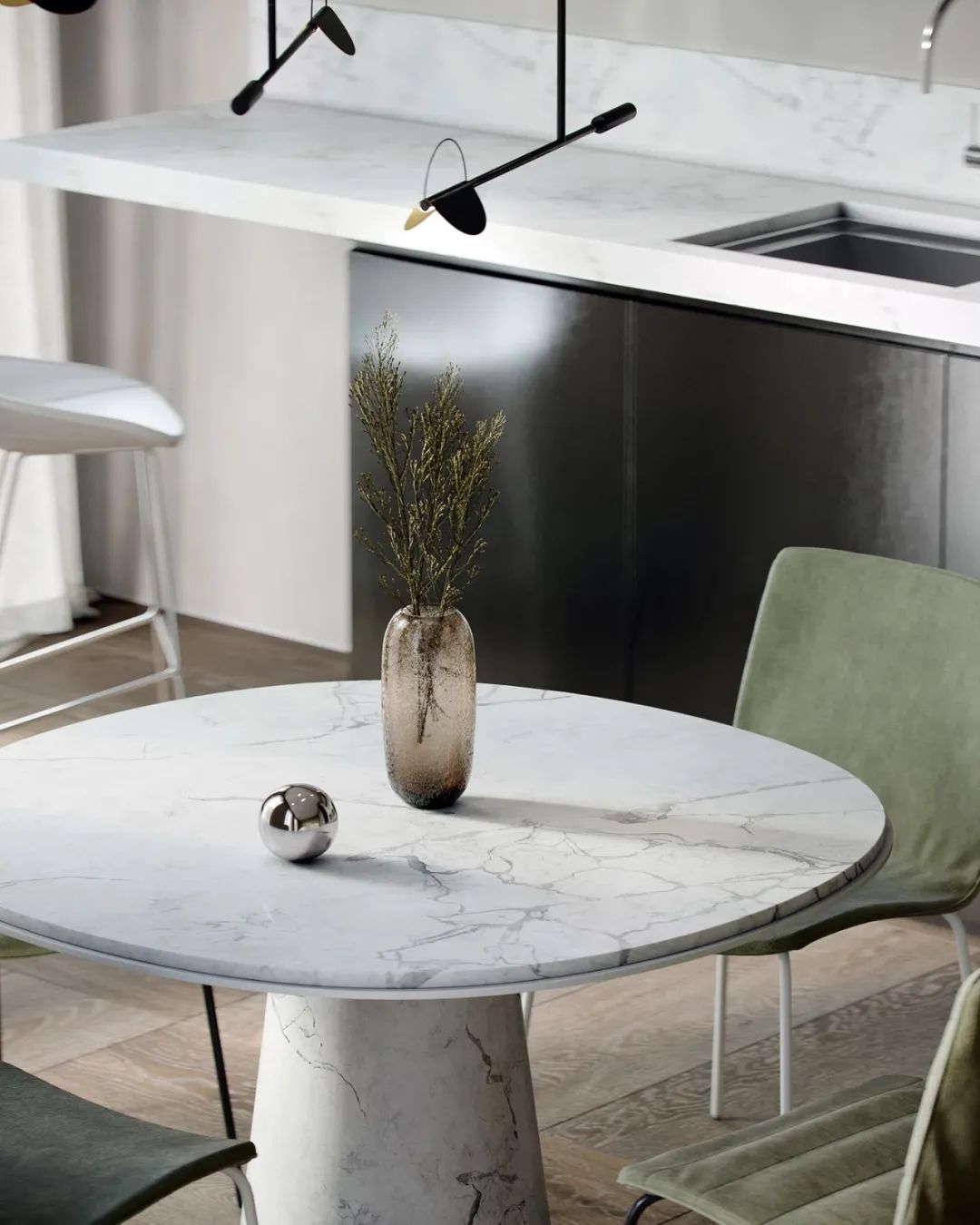 美女设计师打造优雅空间，色料和谐搭配-24