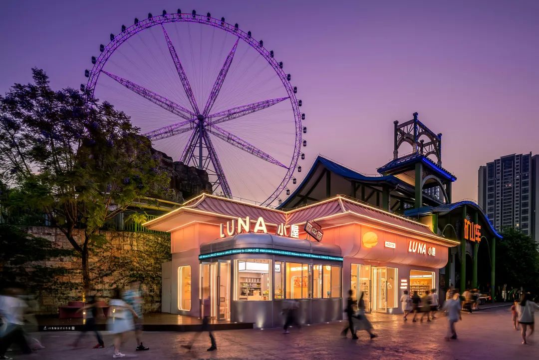 重庆欢乐谷 LUNA 小屋 · 甜酷风格商店设计丨中国重庆丨JD 集點设计工作室-15