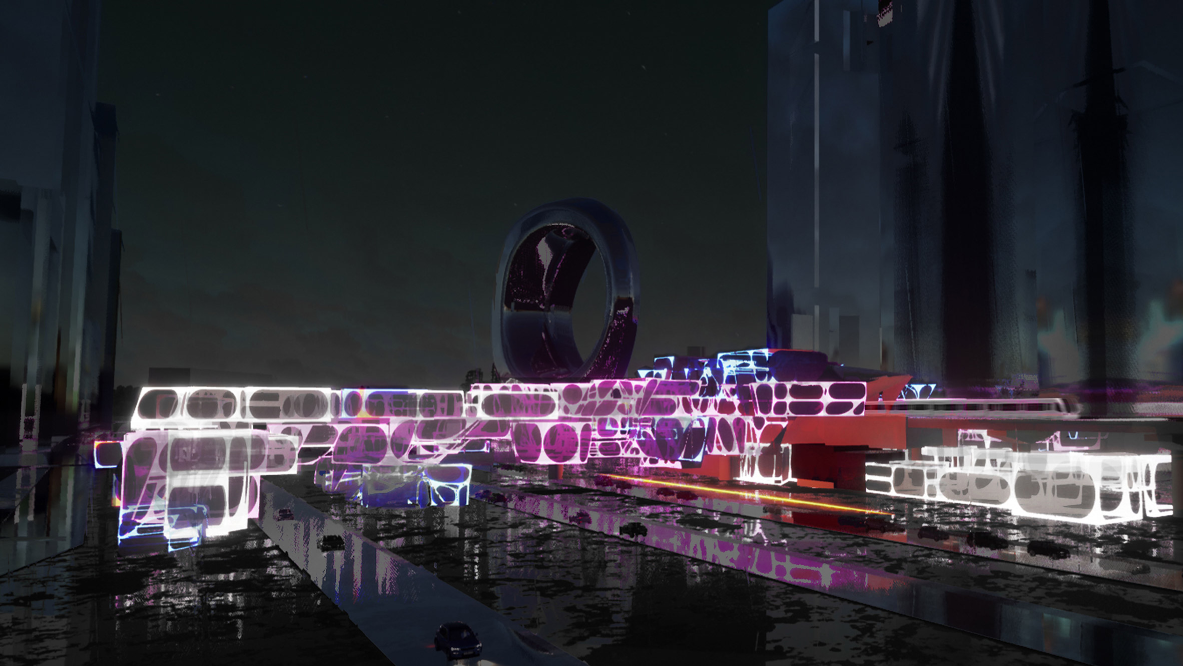 迪拜美国大学学生建筑展 | 聋人音乐厅、游牧民族建筑等 15 个项目亮相-113