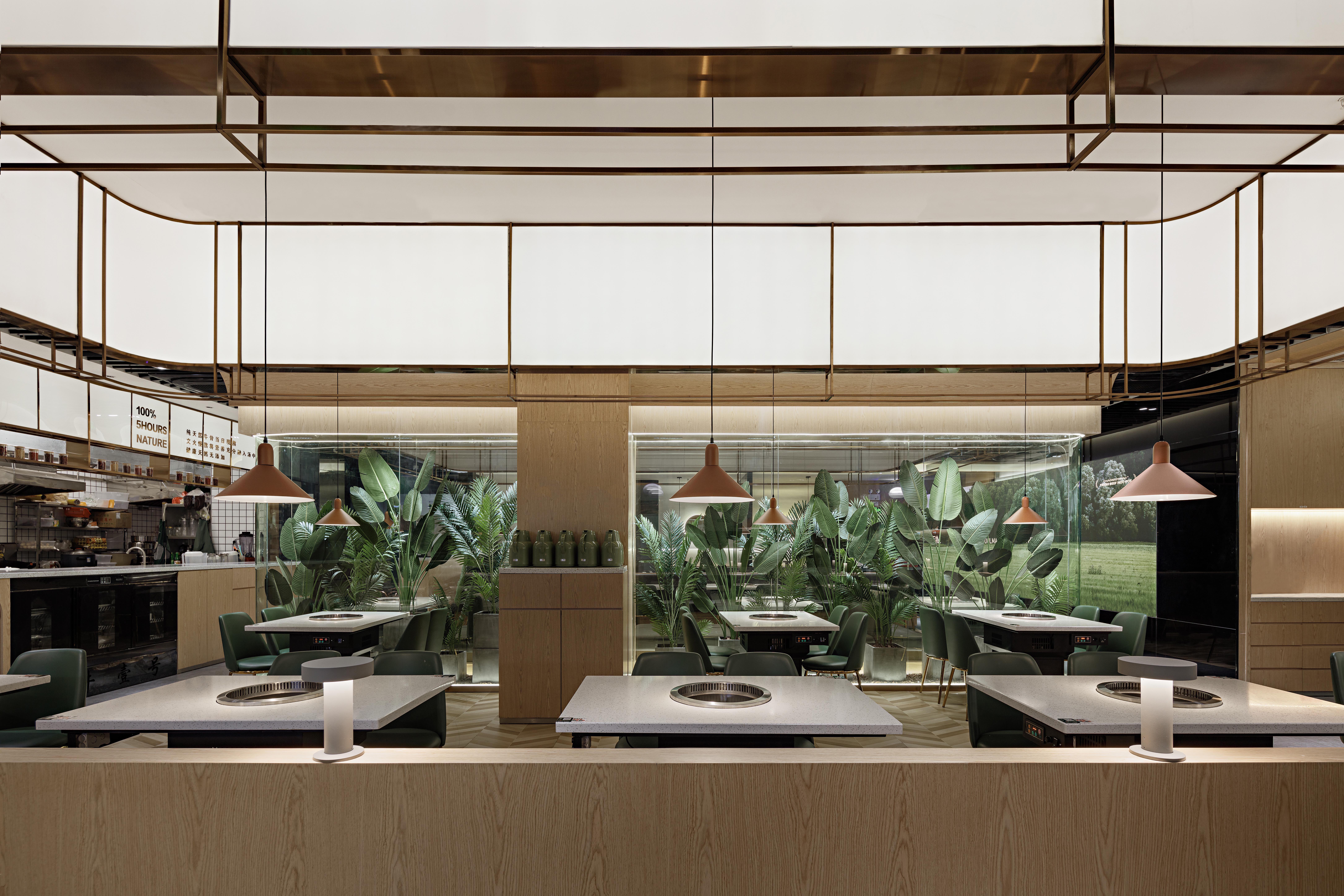 潮牛壹号鲜牛肉火锅餐厅丨WSAD 过白美学-15