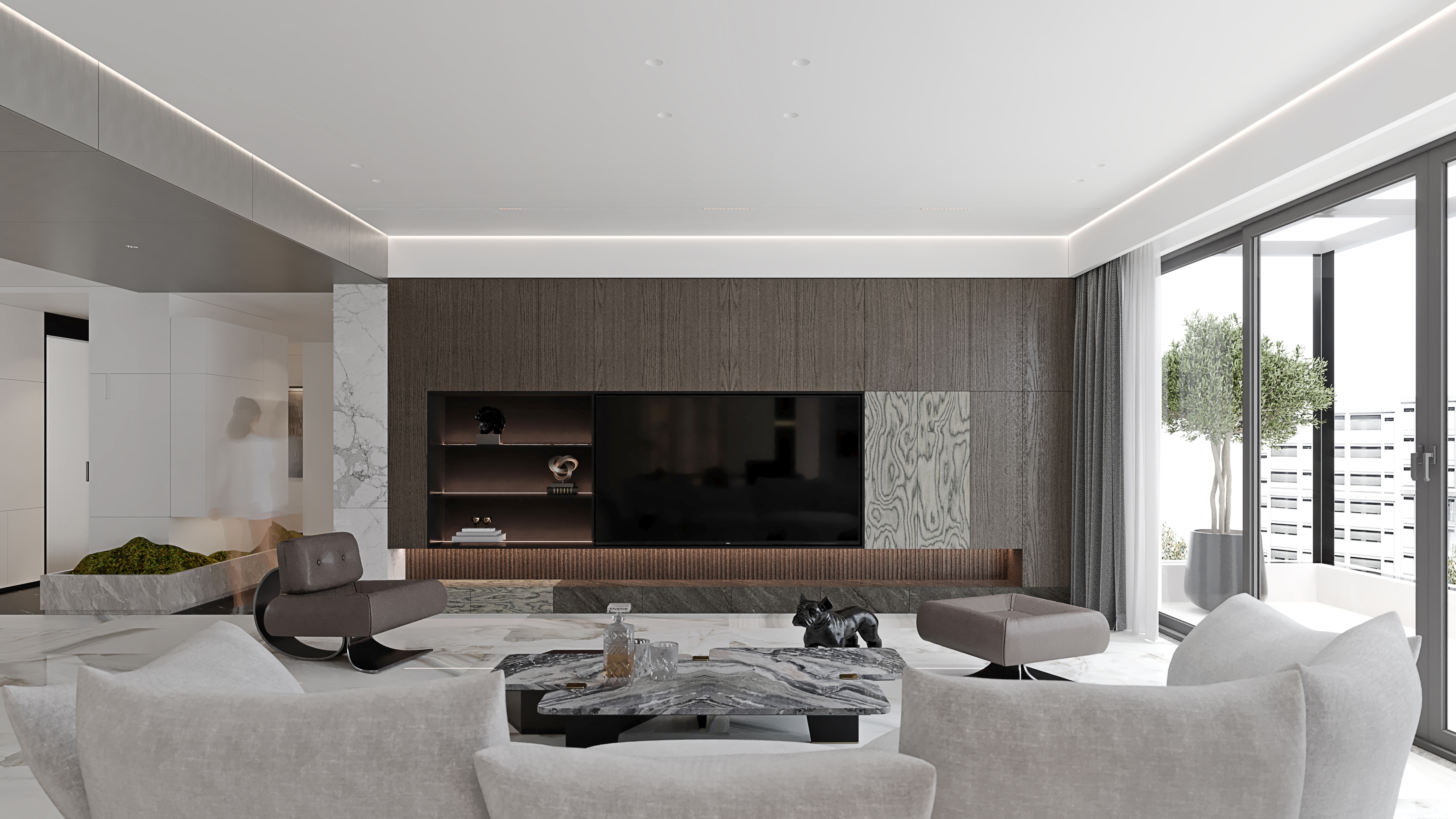 几何共社 · 芜湖汀海壹品平层大宅设计丨中国芜湖-13