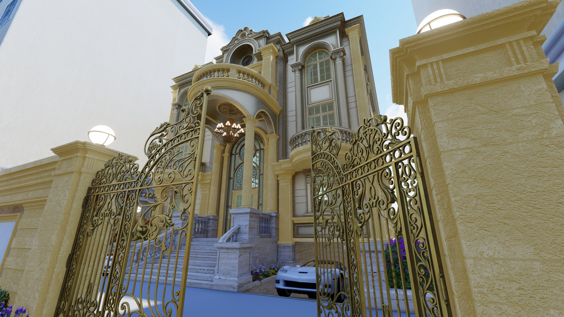 Render for a palace-4