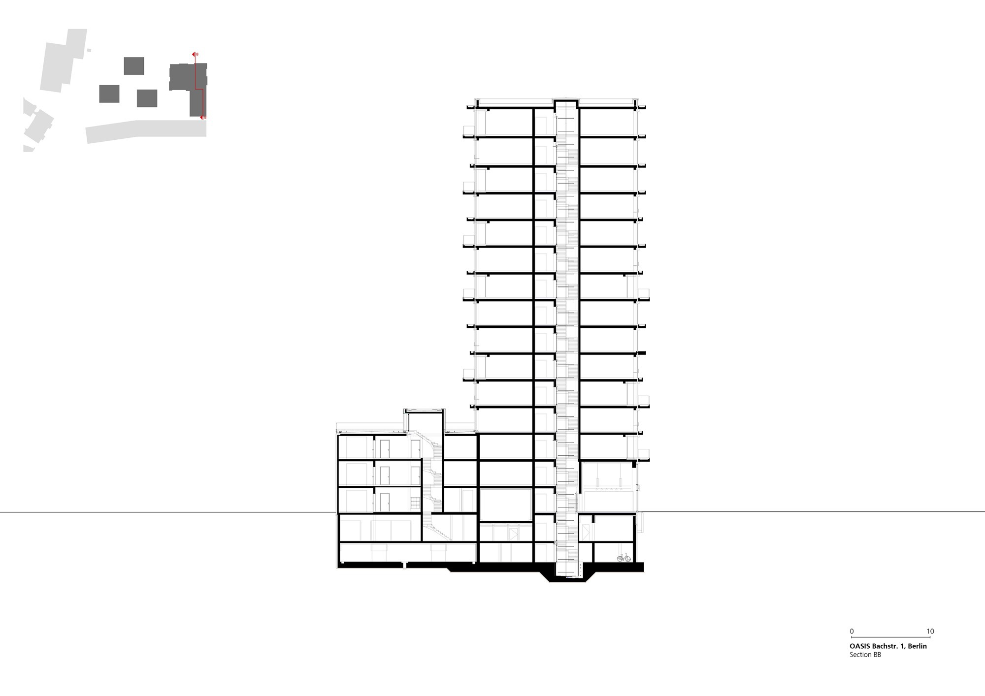 Oasis 住宅塔楼丨德国柏林丨Tchoban Voss Architekten-48