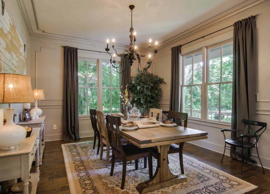 Inside an inviting cottage style house with a woodsy backdrop in Tennessee-10