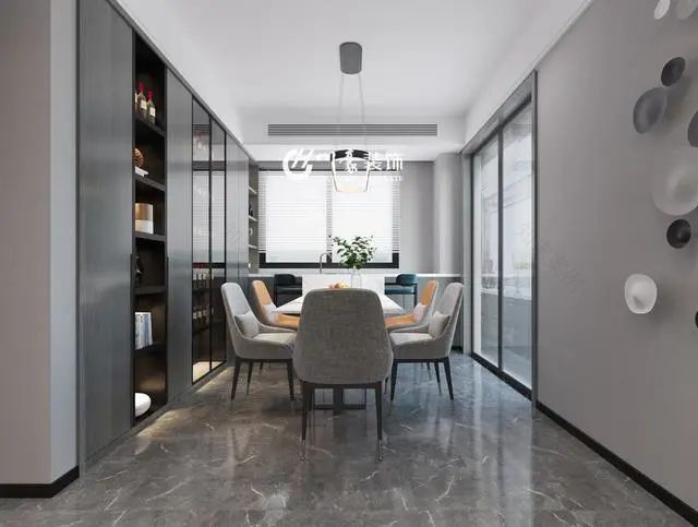 合肥玫瑰园 170㎡现代轻奢风家居,演绎简约生活美学-23