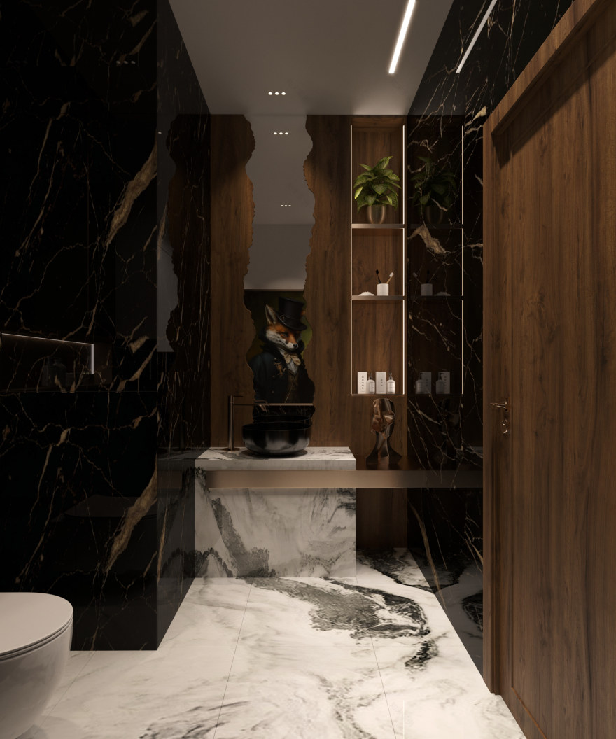 奢华·西高尔夫住宅丨埃及开罗丨MYS Architects-19