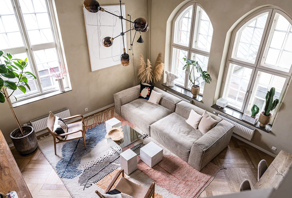 瑞典斯德哥尔摩公寓 | 新旧融合的独特设计-1