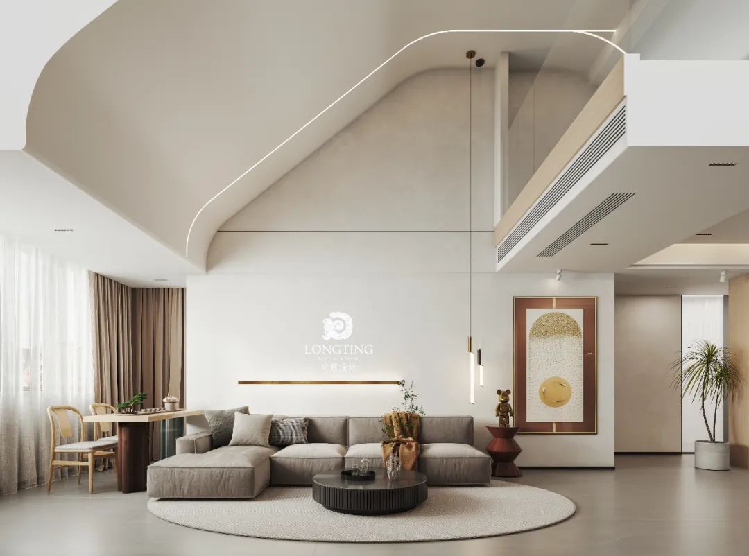 天澜湾 180 方·充分利用空间,挑空客厅设计-10