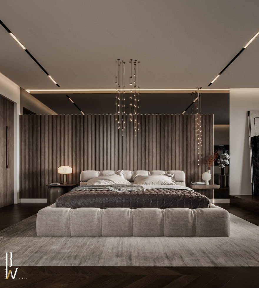 大厅和主卧室丨摩洛哥丨Black N White-12