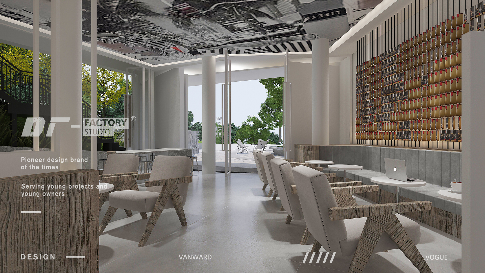 大理理想邦对角线咖啡馆丨中国大理丨鱼骨设计-15