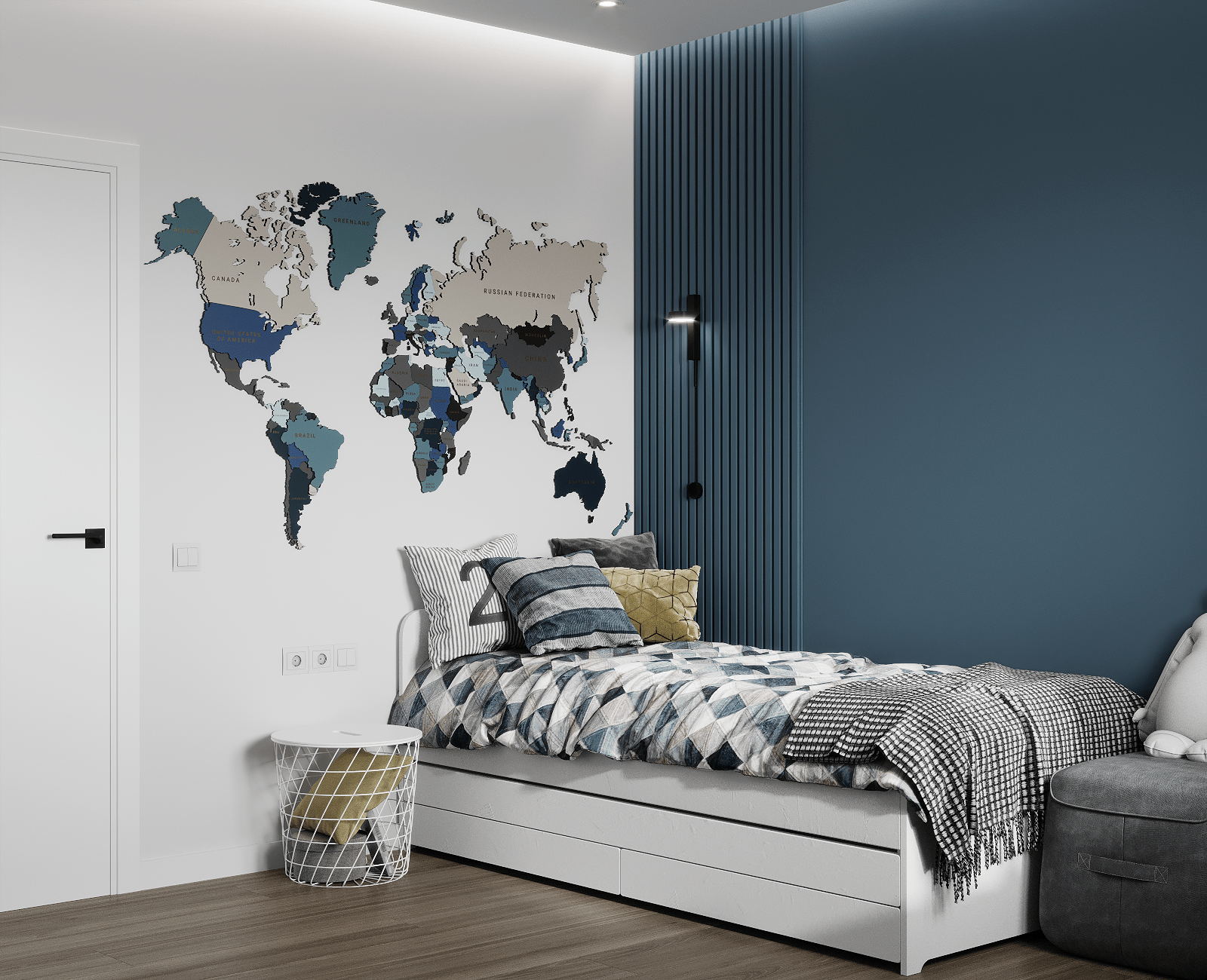 79㎡高级灰色系小空间公寓设计-12