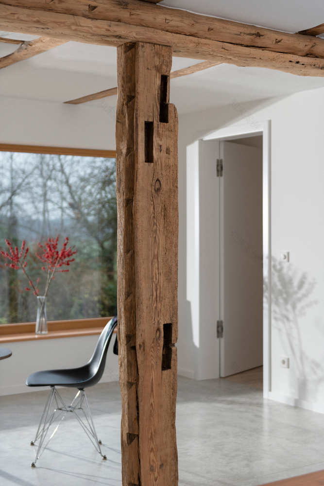 德国乡村百年老宅的现代复兴丨Hoff Architects,Sierra Boaz Cobb-32