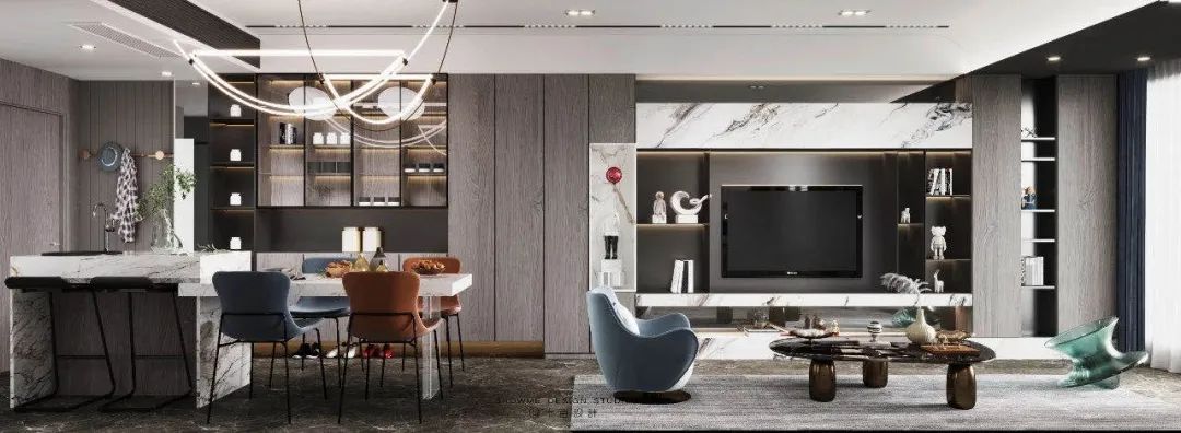 四季康城现代休闲风设计,打造自然光影互动空间-119