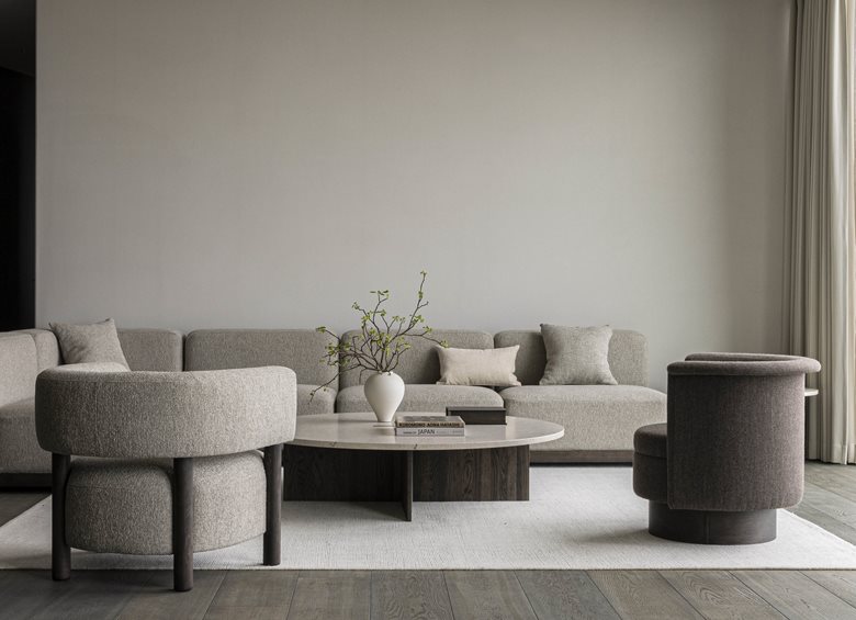 传统现代文化结合的japandi风酒店顶楼寿司餐厅和水疗中心设计-44