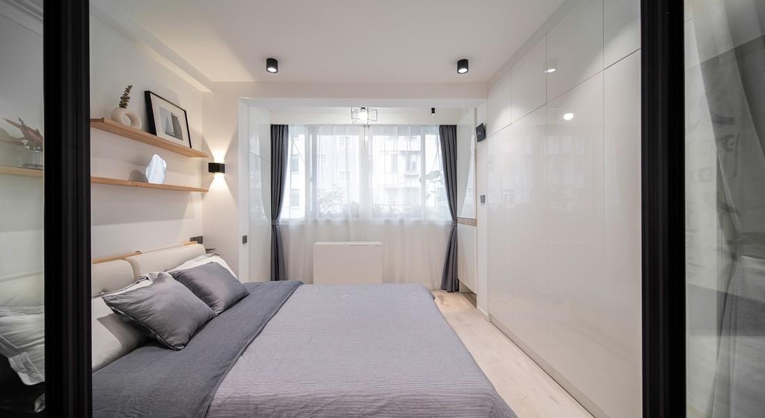 50 平二居室极简原木风设计,紧凑空间多功能利用-22