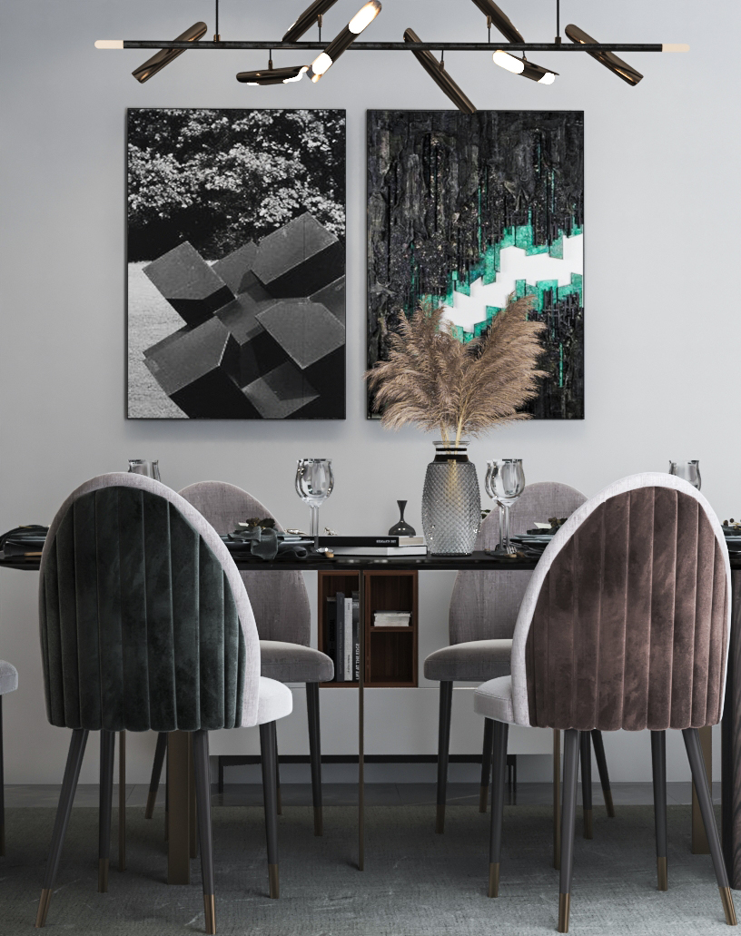 现代接待和用餐空间设计丨AHMED SEDIK-10