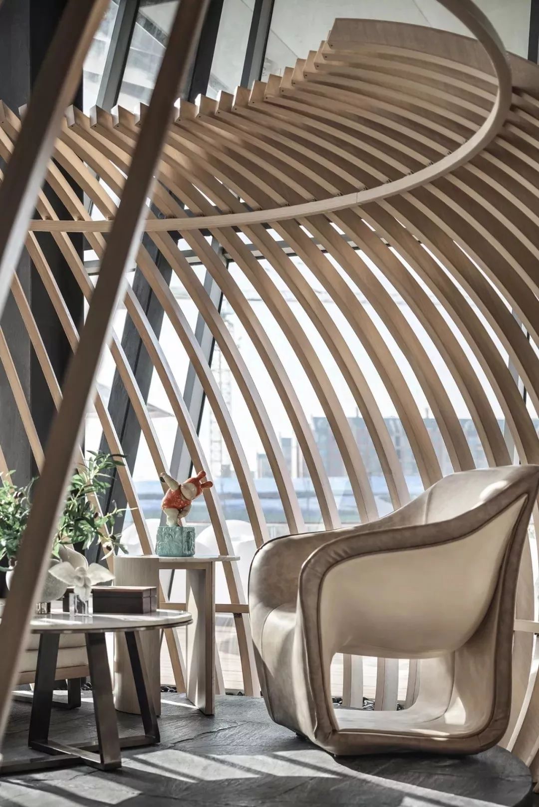 天津宁河生态小镇营销中心——自然与建筑共生的室内设计-48