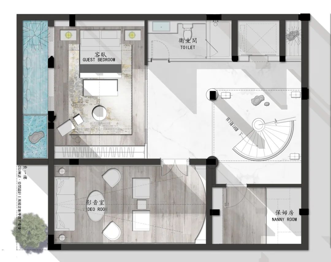 自然之韵 · CSD 建筑设计事务所打造别具一格的别墅空间-82