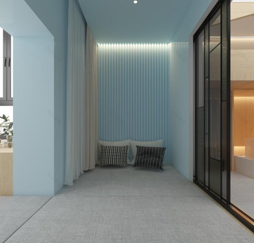 40 平米空间魔法,小户型变身四室两厅-13