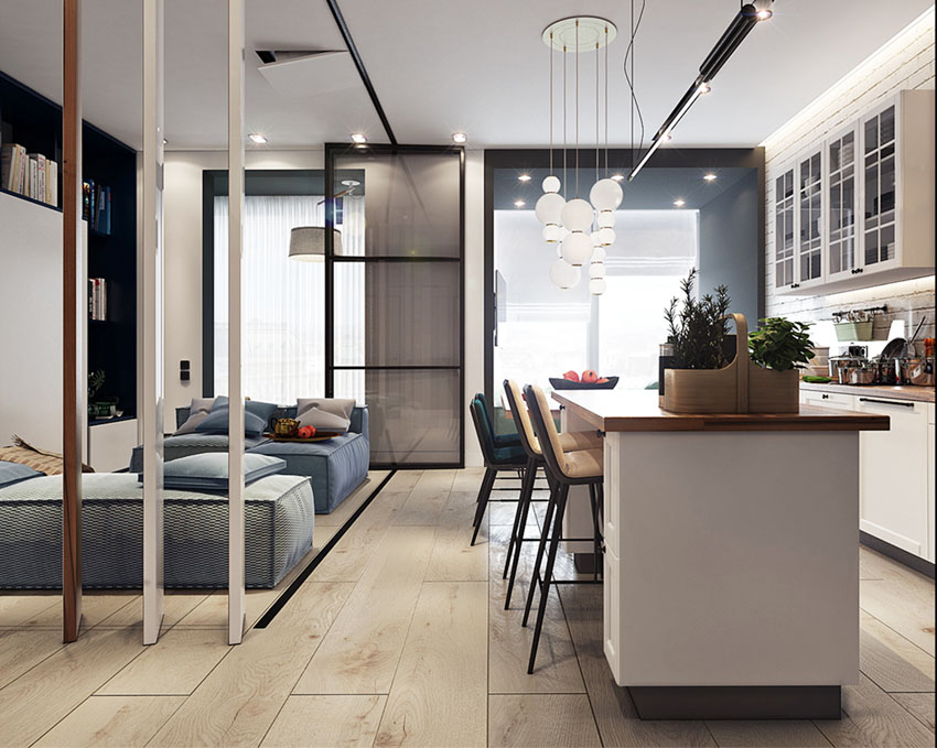 50㎡ LOFT 风女子公寓-8