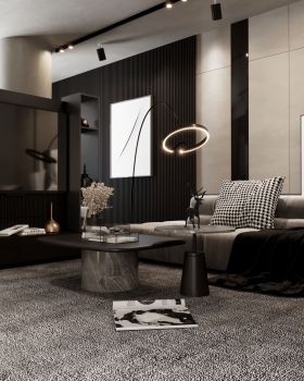 Reception & kitchen . hotel project