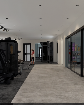 Interior Design for gym and Pilates Studio