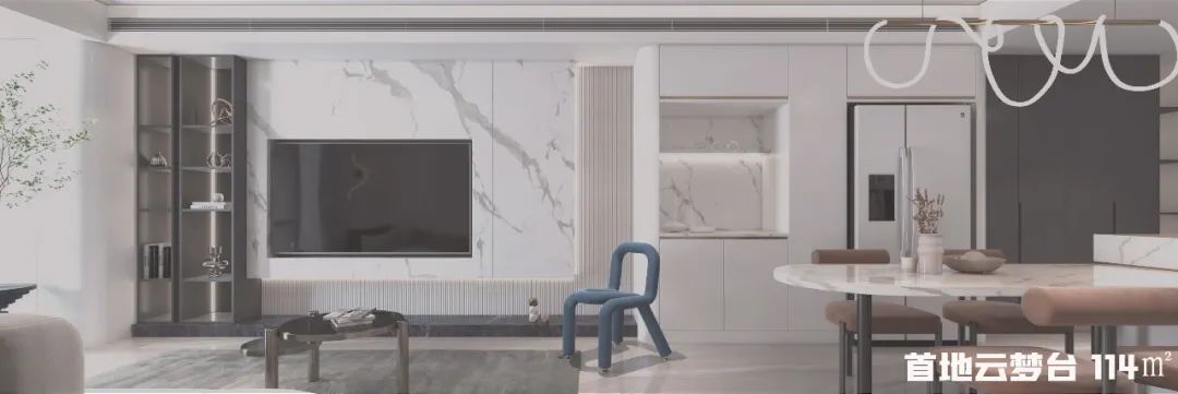 大华铂金瑞府 100㎡家居空间设计丨武汉咫尺设计-84