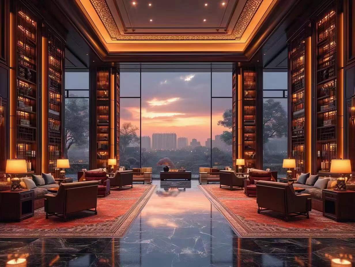 沉淀东方意韵的美 新中式酒店会所-5