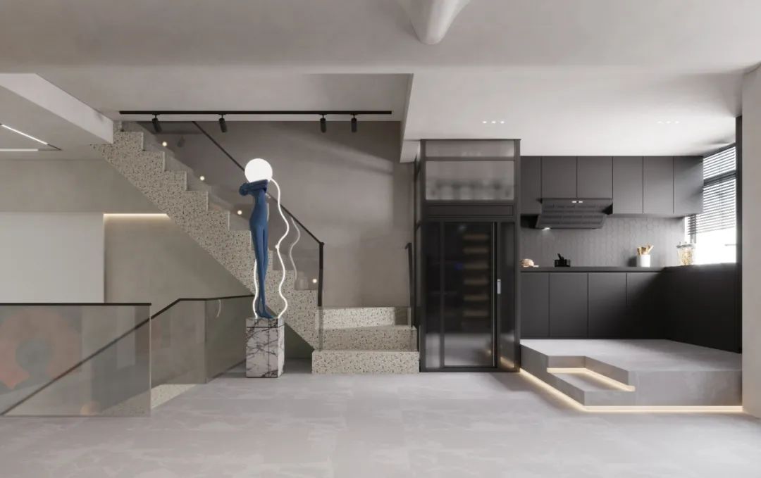 广州琶洲雅郡花园现代法式混搭别墅设计丨中国广州丨德馨装饰-13