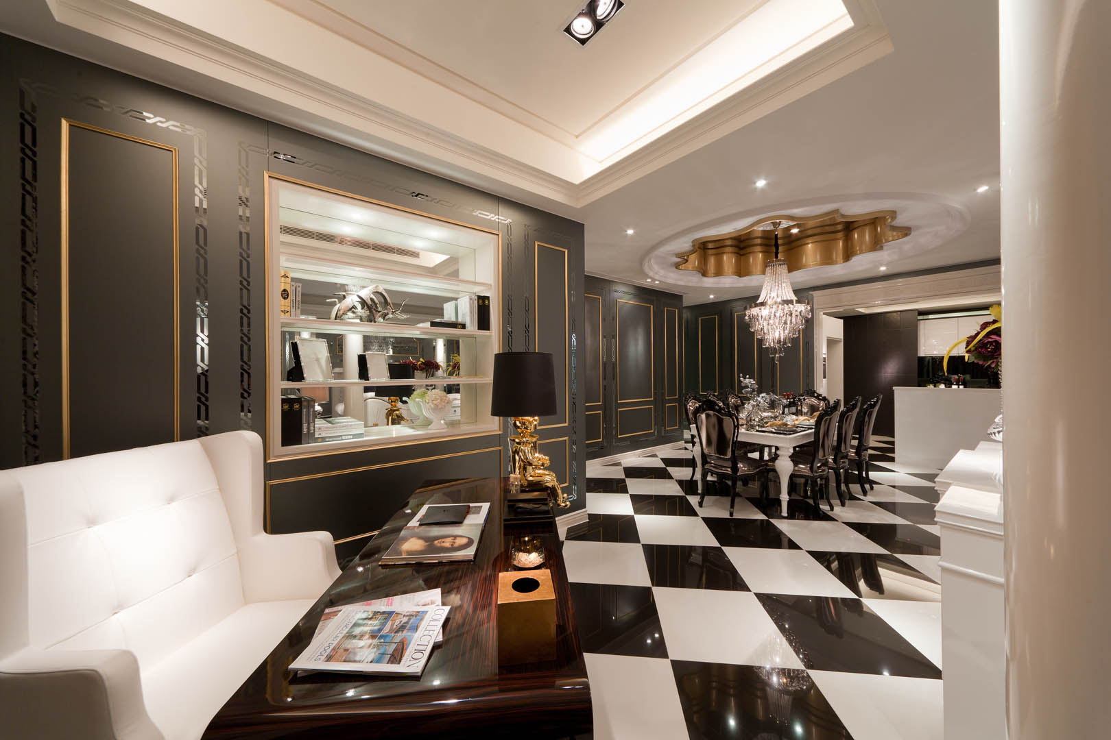 玄武设计_中央公园豪华样板房-21