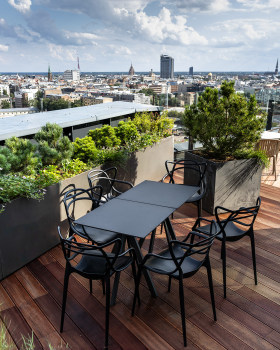 PRIVATE RESTAURANT TERRACE "Place 11" GARDEN DESIGN.