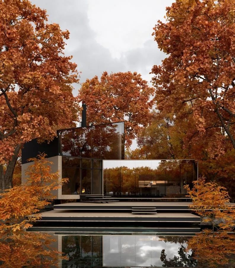 极简主义别墅，融入自然的艺术魅力-52