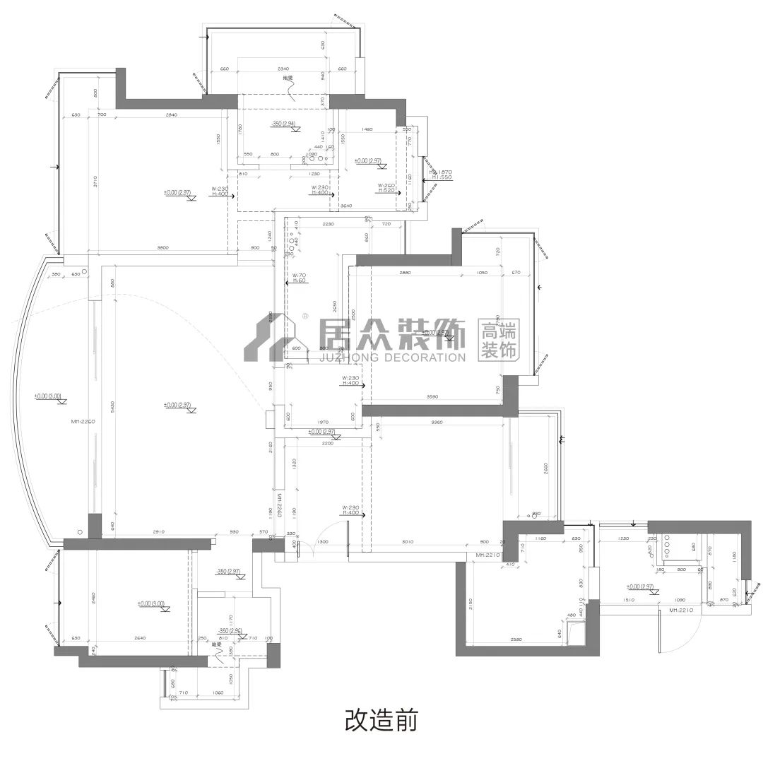 全案案例|绿洋湾191㎡现代平层，宁静舒适的旅居空间-4