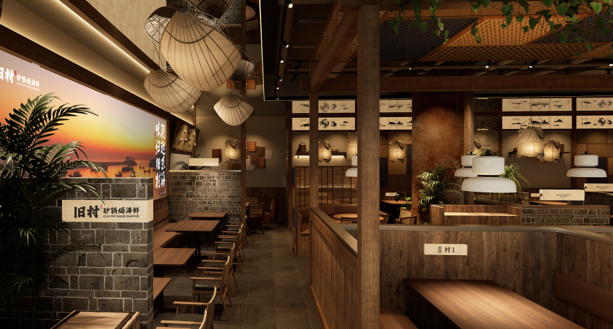 旧村·砂锅焗海鲜丨中国上海丨魔戏空间设计® ABDdesign®-44