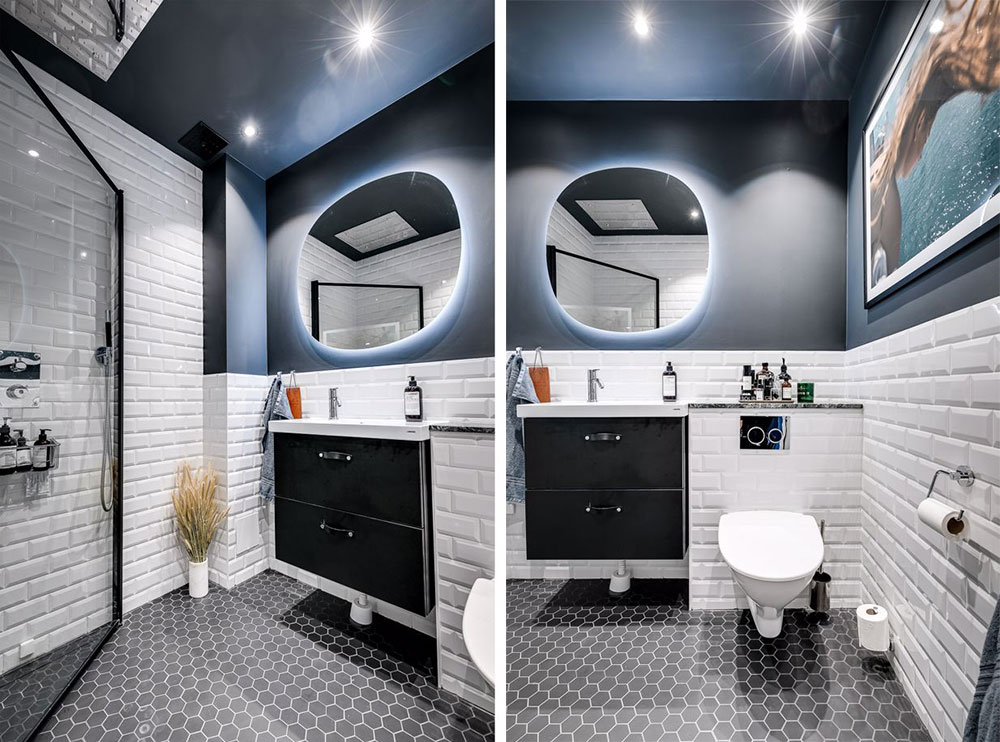 瑞典 73 平米公寓的色彩艺术-21